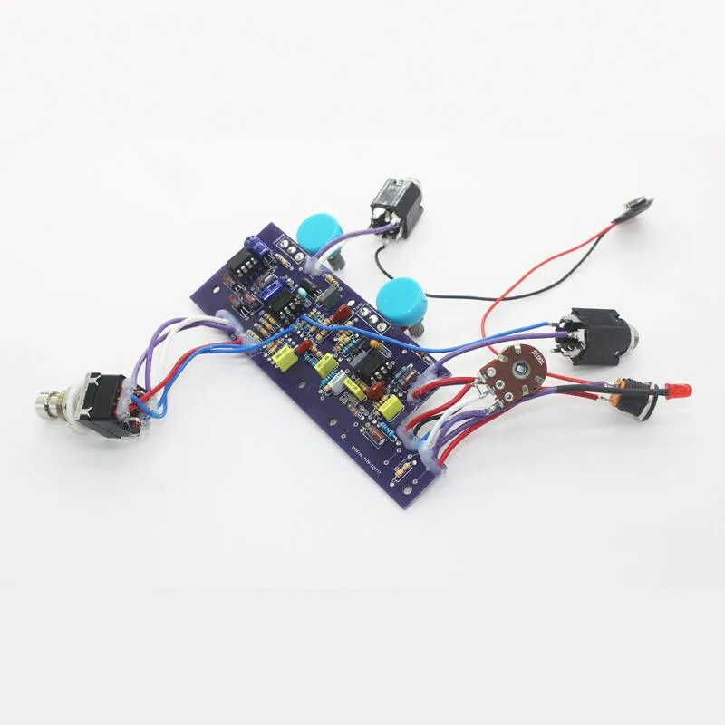 DIY Handmade Electric Guitar Effects for Klon Centaur Replica for Remy Horse Overload Distortion Monolithic Circuit Board