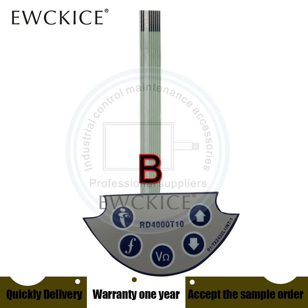 Imagem -03 - Hmi Plc Membrana Switch Teclado Novo Rd4000 Rd4000t10