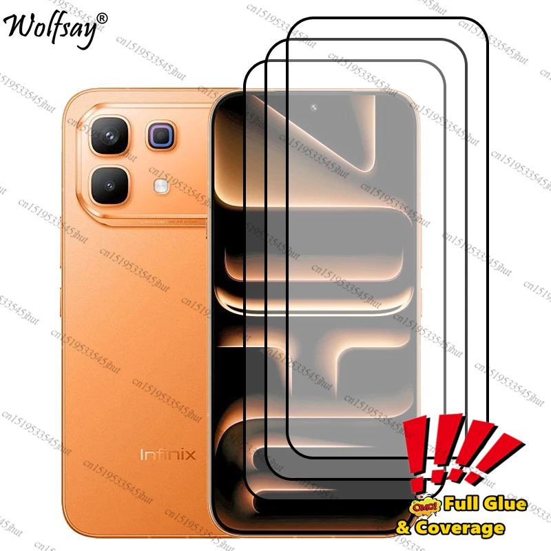Protector de pantalla de cobertura total para Infinix Note 60 Pro, vidrio templado para Infinix Note 60 Pro, vidrio para Infinix Note 60 Pro