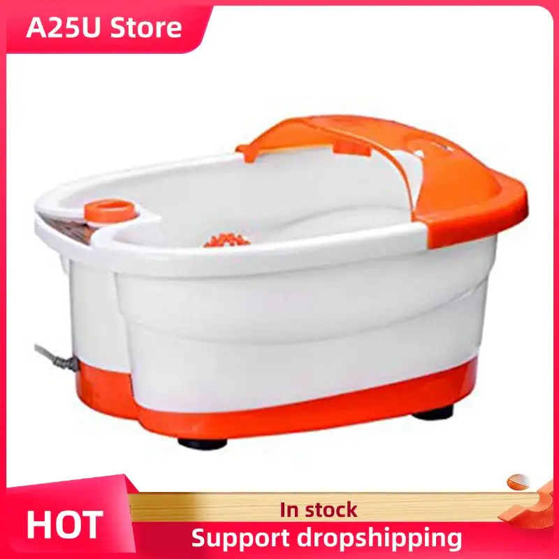 

A25U Roller Footbath Electric Massage Footbath Household Fully Automatic Heated Bath Foot Massage Footbath EU Plug