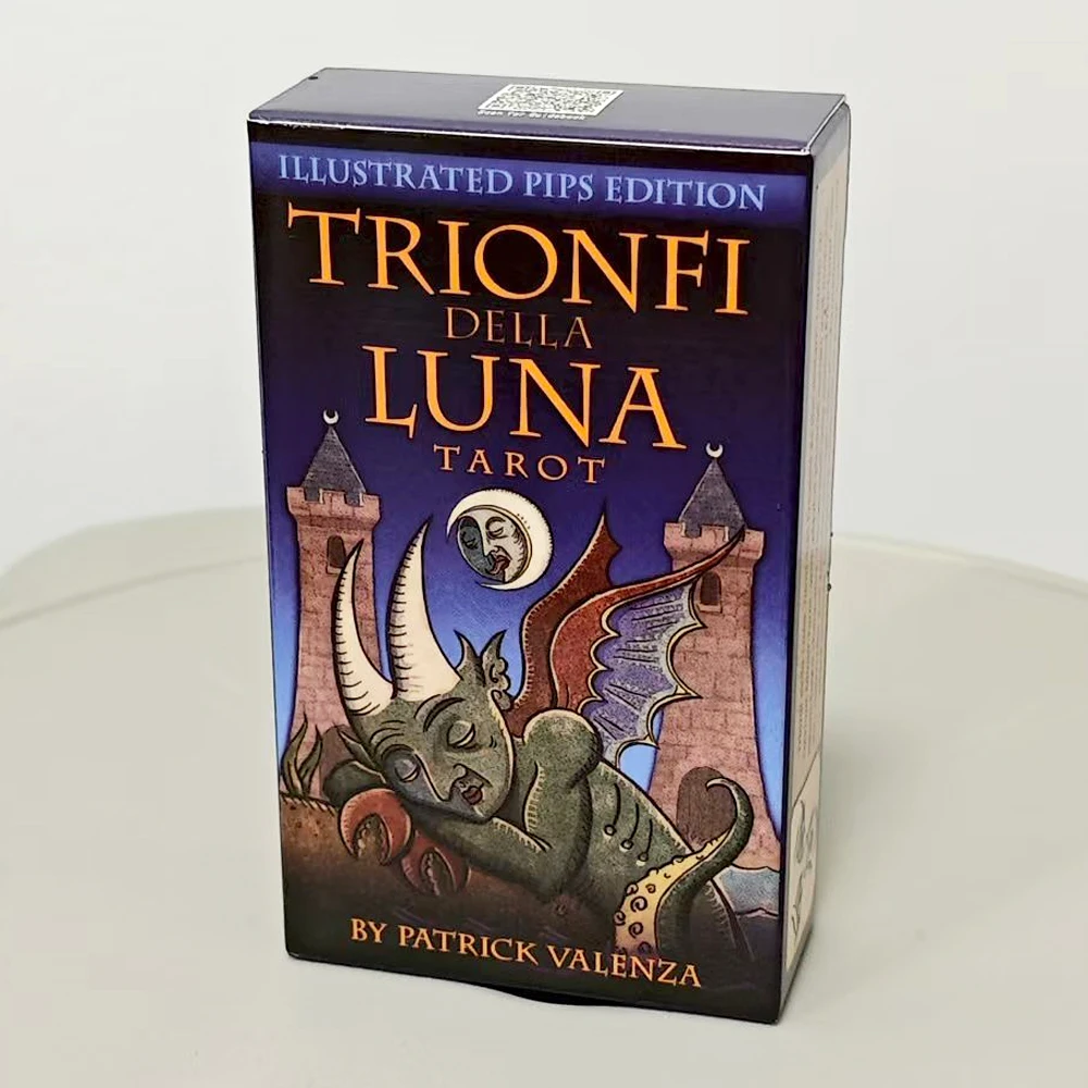 

Trionfi Della Luna Tarot - 10.3*6cm Fully Illustrated 78-card Tarot Deck Inspired By Marseilles Style Tarot