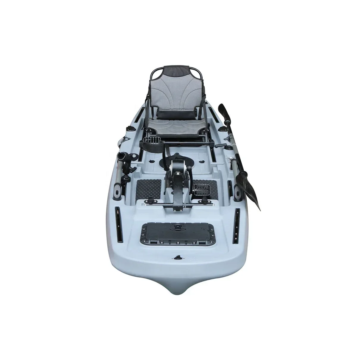 

Vicking 2024 New 2 Sections Modular Detachable Popular 9.7ft One Person Single Seating Plastic Pedal Drive Fishing Kayak