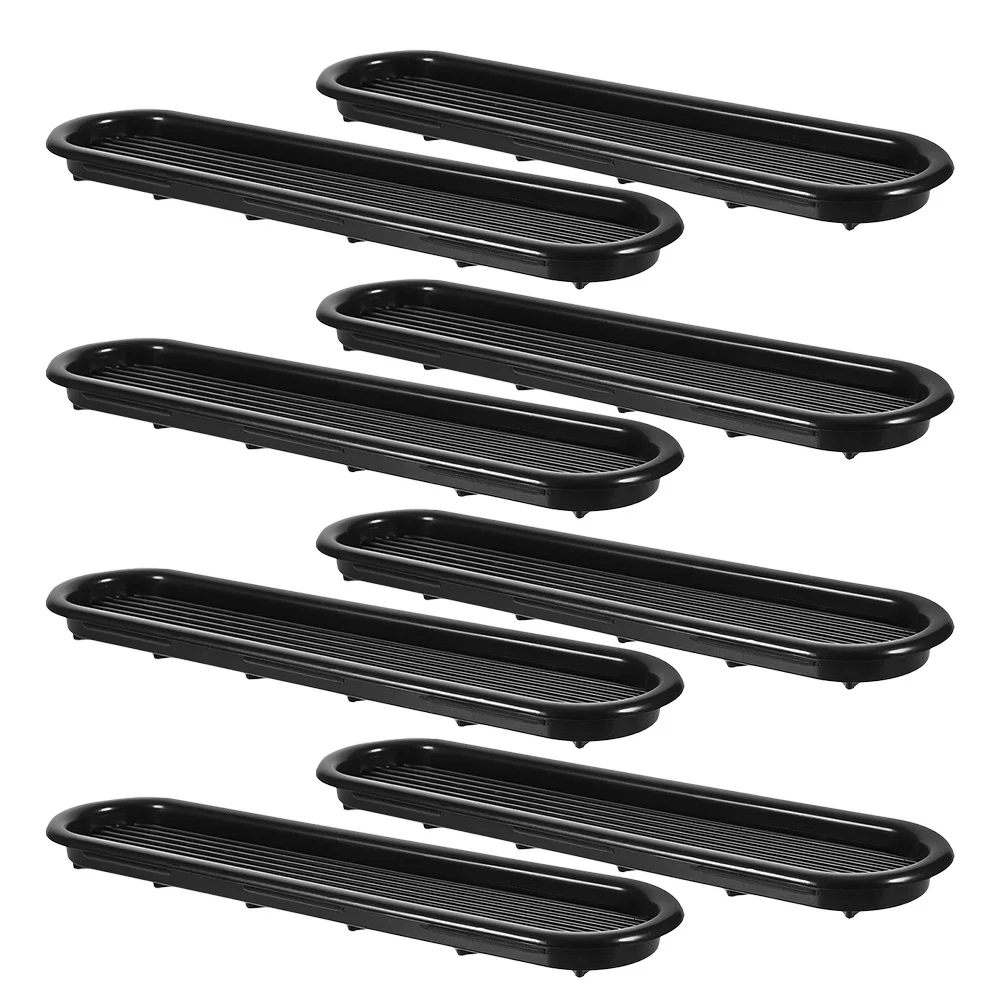 8 قطعة خزانة بلاستيكية التهوية شبكة يغطي تنفس لوحة تنفيس مسطحة الحديثة الحد الأدنى نمط خزانة خذاء تنفيس الهواء شواء #4