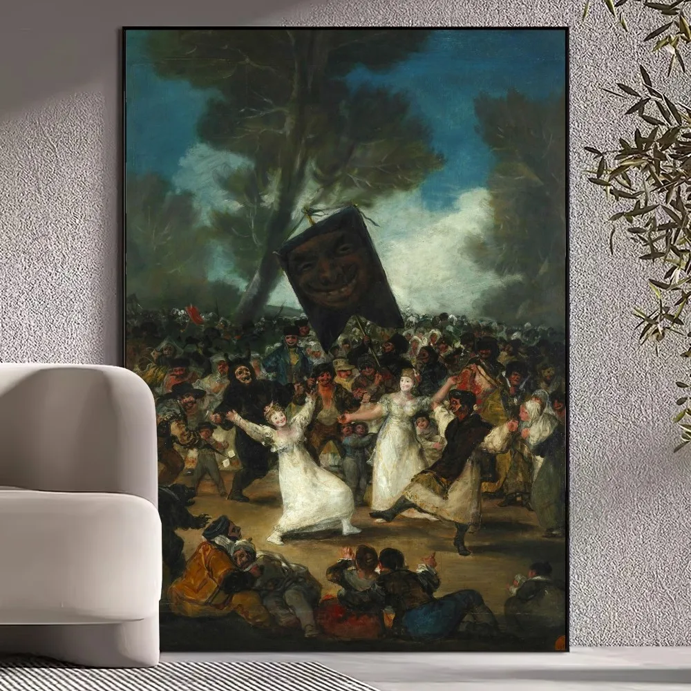 Francisco Goya Famous Painting Poster Prints Wall Pictures Living Room Home Decoration