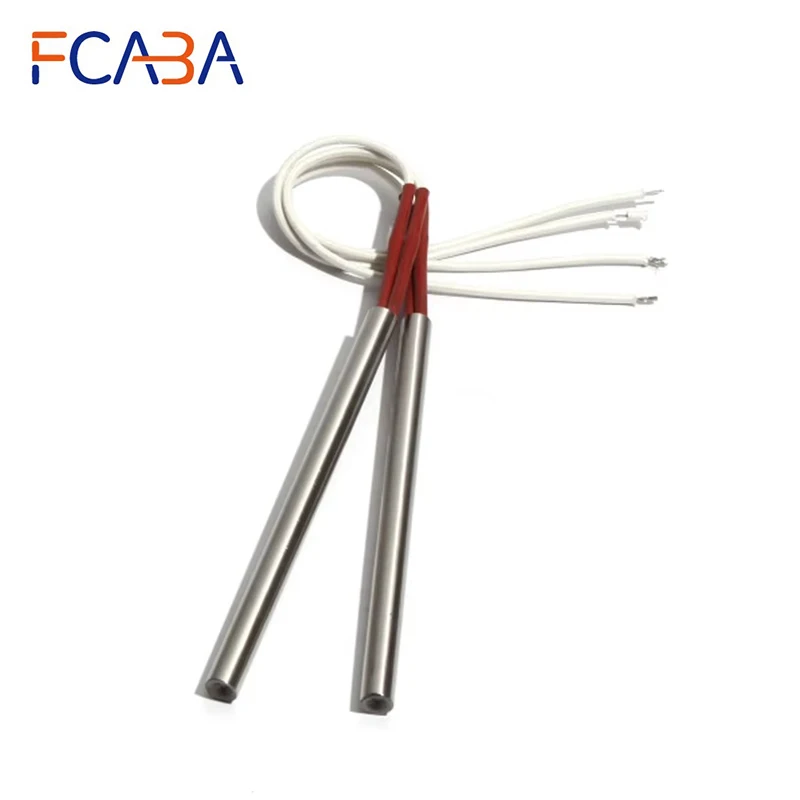 

2PCS 25mm Diameter 140~160mm Length Tubular Heating Pipe 304SUS Cartridge Heater 1050W/1100W/1150W/1200W Electric Mold Element