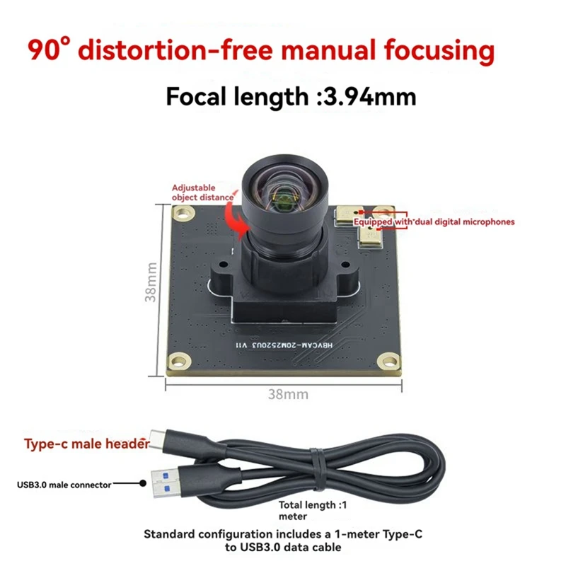 20MP Usb Webcam Wit…