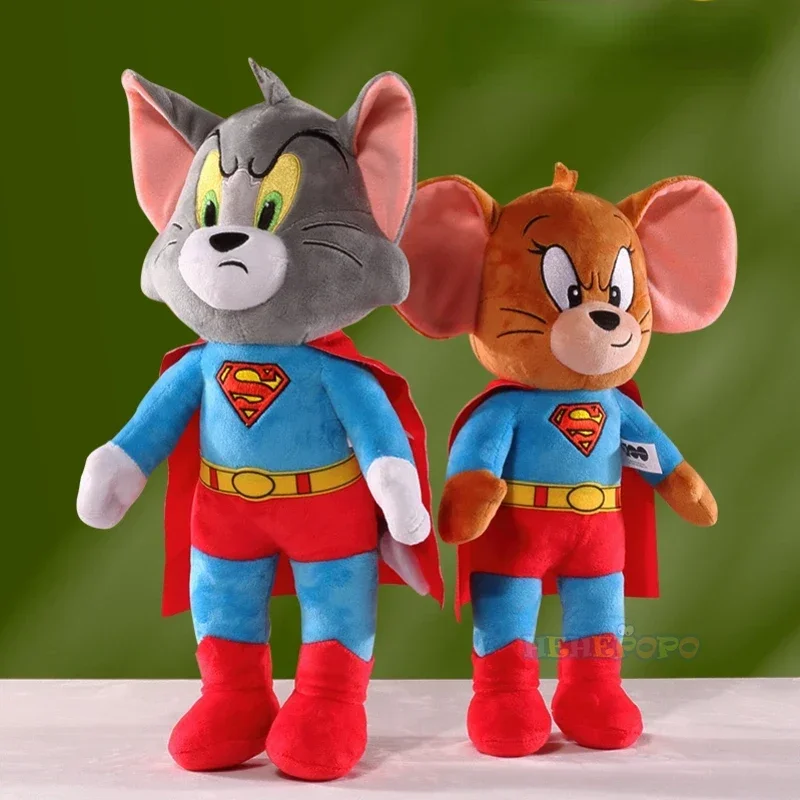 Warner 100th aniversário super tom e jerry modelos brinquedos de pelúcia kawaii animais de pelúcia boneca brinquedos para crianças presente