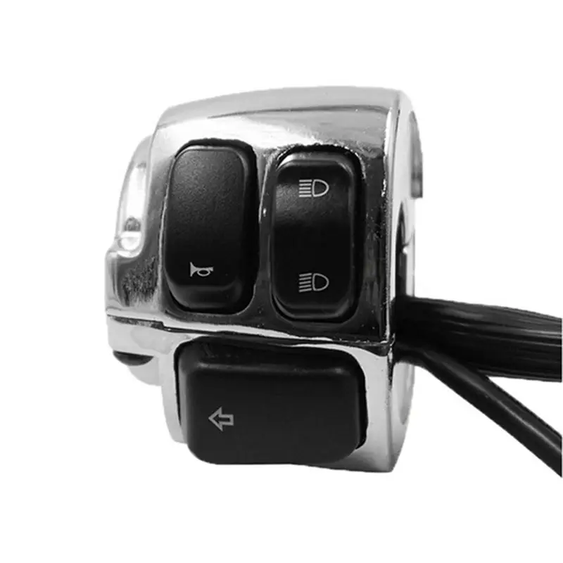 Motorcycle Handlebar Turn Signal Control Switch 25MM Handlebar Switch For XL883 Sportster Dyna V-ROD Softail-A67F