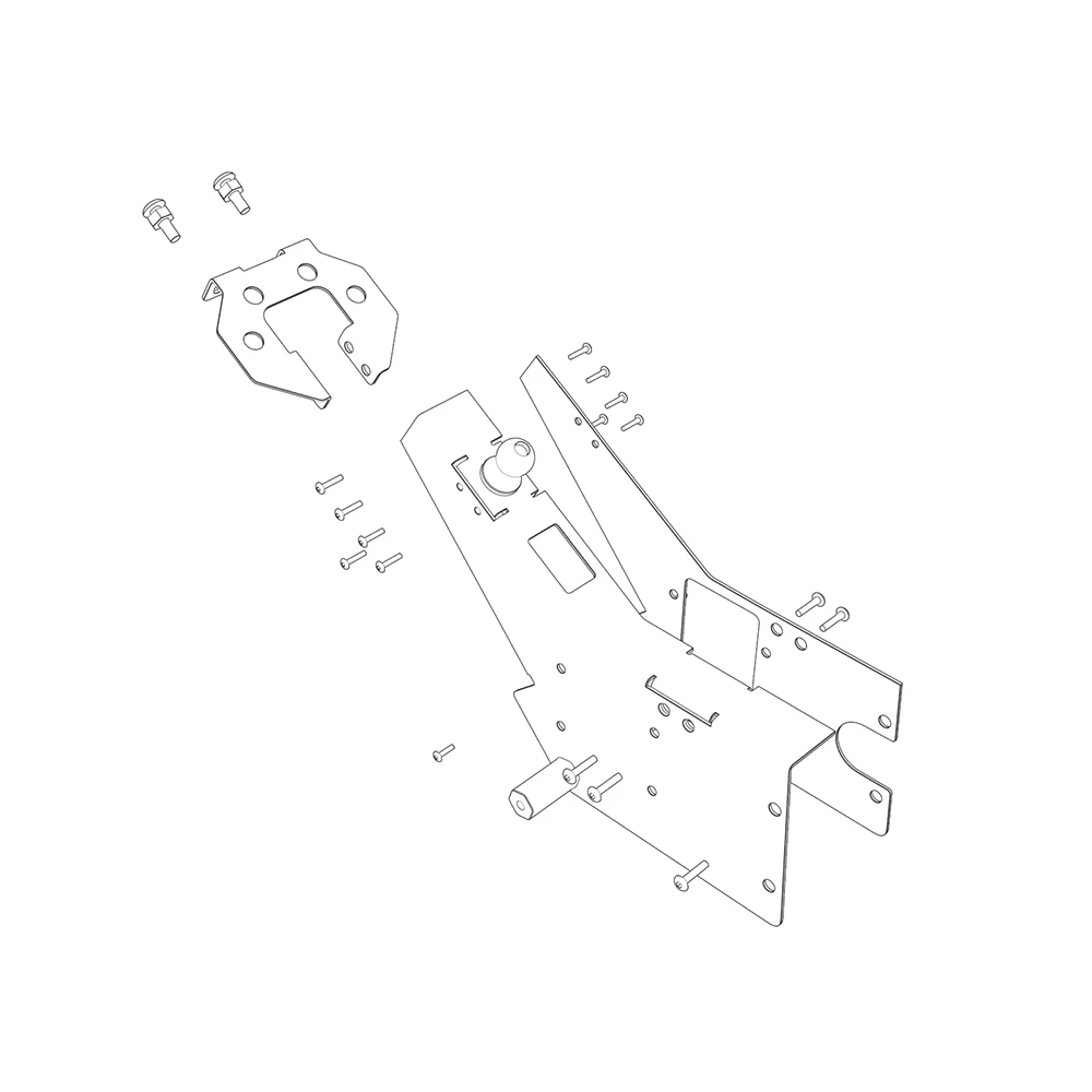 2024 2023 2022 For KOVE 450 Rally Motorcycle Front Headlight Bracket Head Light Holder Moto Upper Fairing Stay Indicators Parts