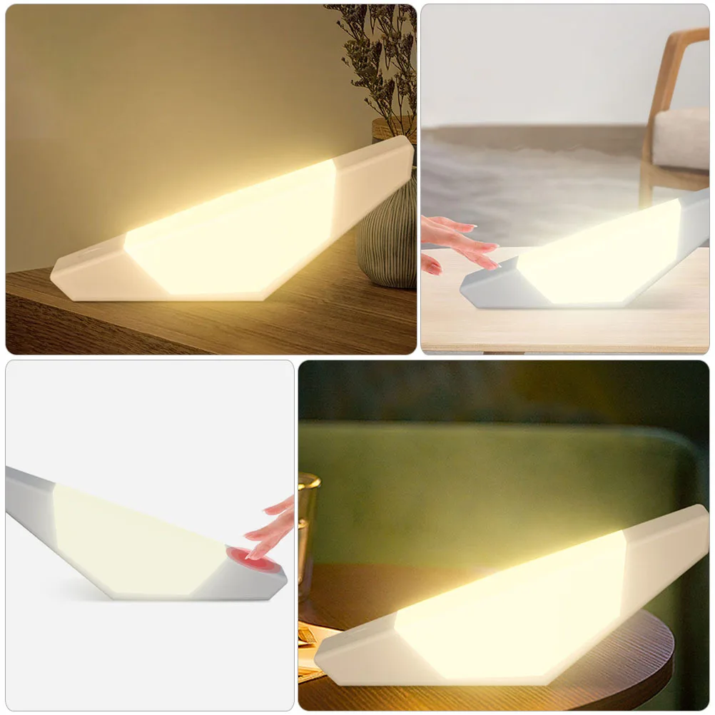 USB ضوء الليل LED الإبداعية متأرجحة شكل ABS المواد إمالة التبديل أباجورة سطح أملس لا ضوء قاسية غرفة نوم الحضانة