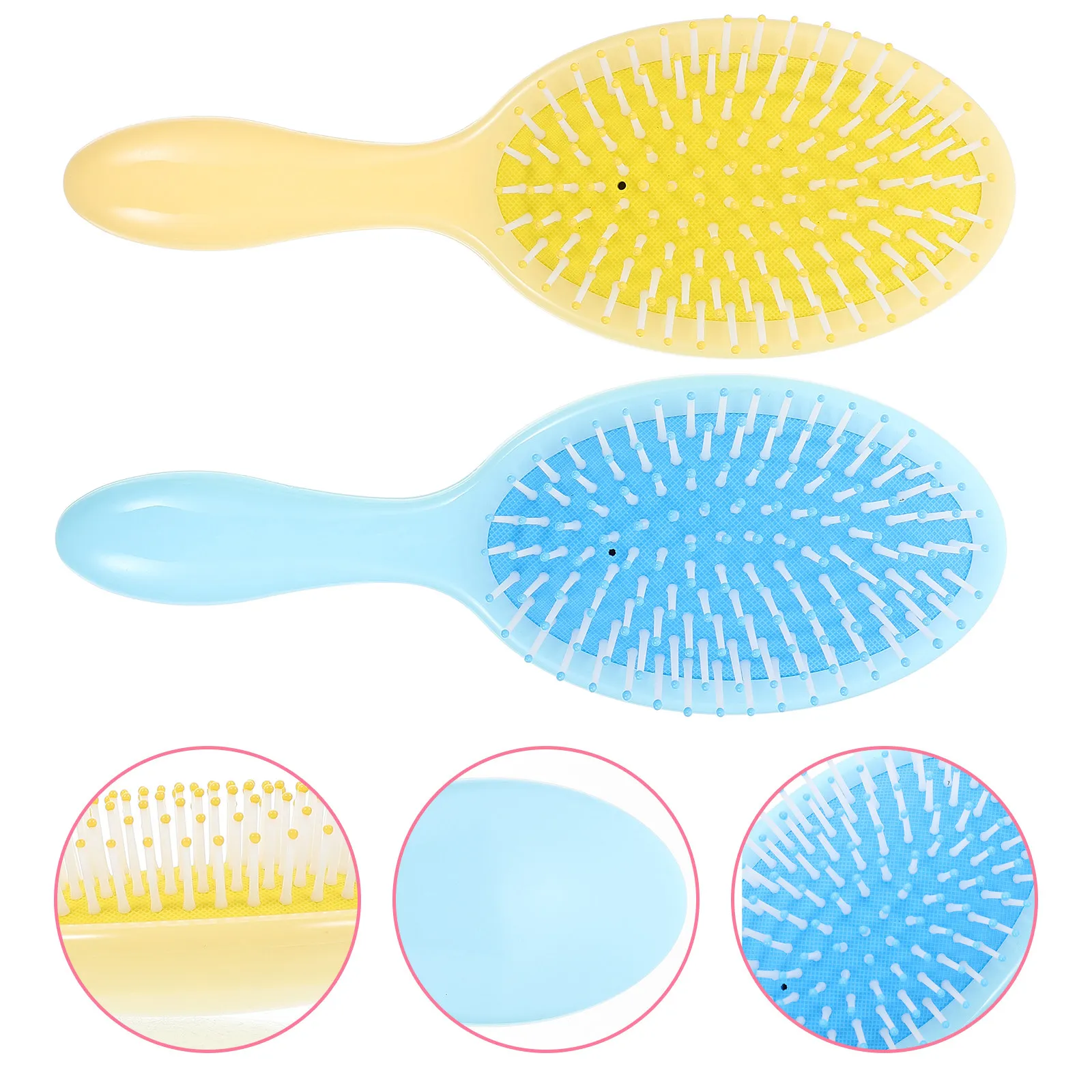 

2Pcs Hair Combs Massage Blood Flow Reduce Fatigue Headaches Detangling Combs for Thick Curly Wet