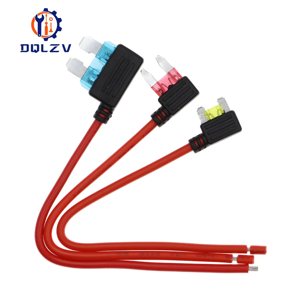 12V 5A 10A 15A 20A Carro Fusível Titular Adicionar-um-circuito TAP Adaptador Micro Padrão ATM APM Lâmina MINI Médio Simples Segurança Dispositivo