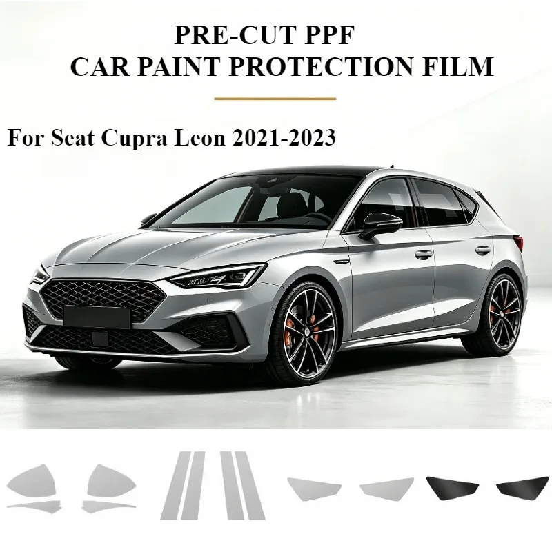 Car Headlight Rearview Protective Film TPU For Seat Cupra Leon 2021 2022 2023 Anti-Scratch Protection Sticker Clear Smoked Film