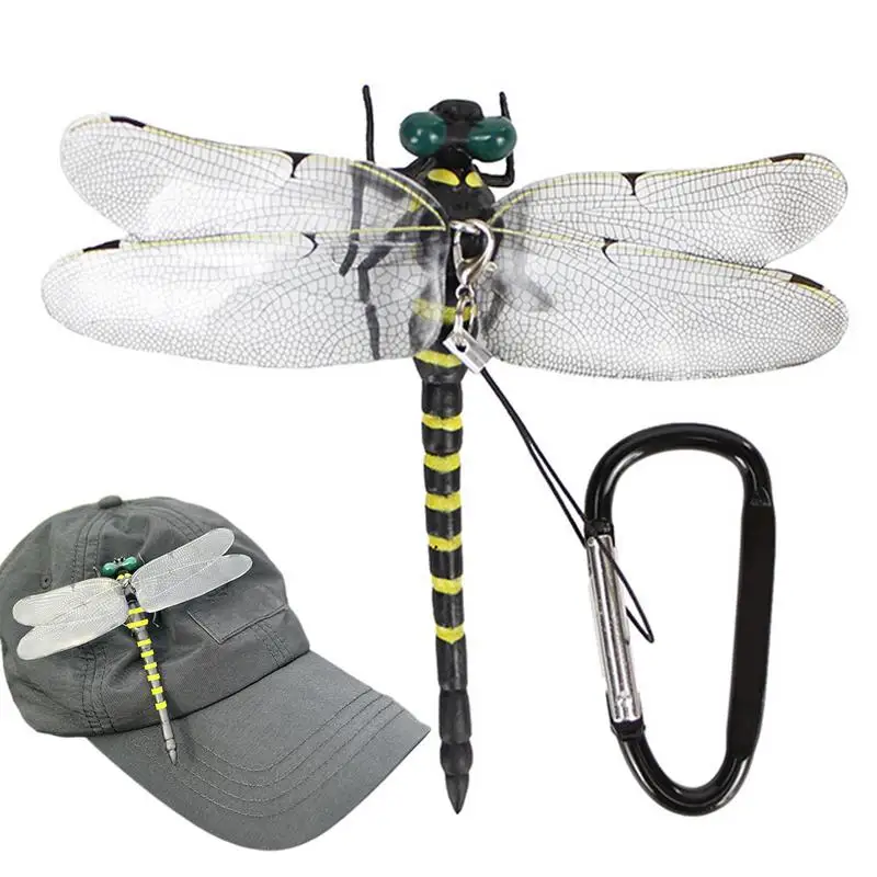 Simulation Dragonfly Insect Model Mosquito Repellent Outdoor Hanging Ornaments Realistic Insects Dragonfly Model For Garden Farm