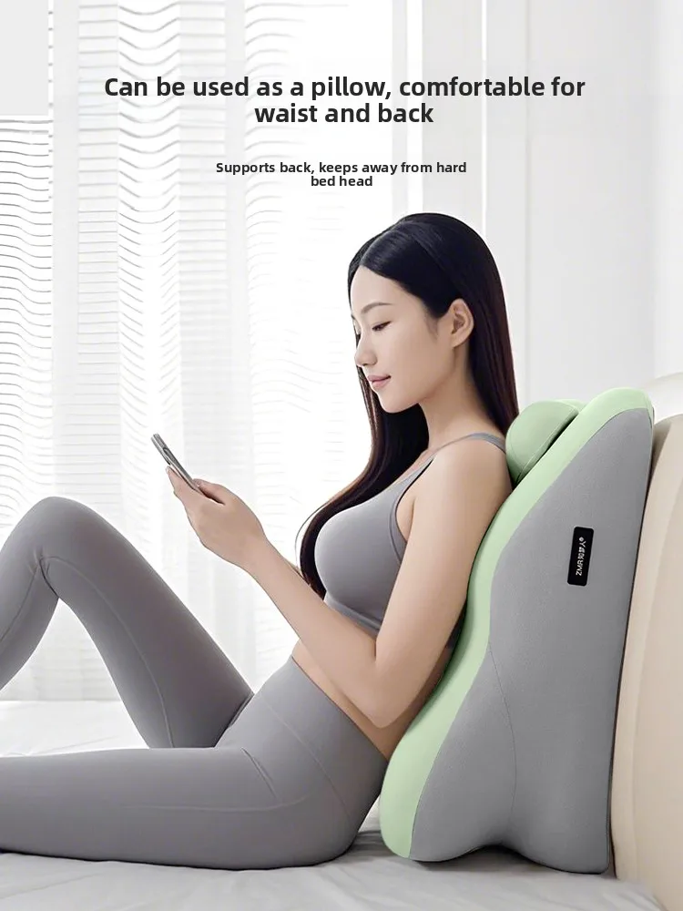 

Zhimenen Bede Multi-Functional Memory Foam Pillow for Belly S Reading in Bed Headrest Home Decor