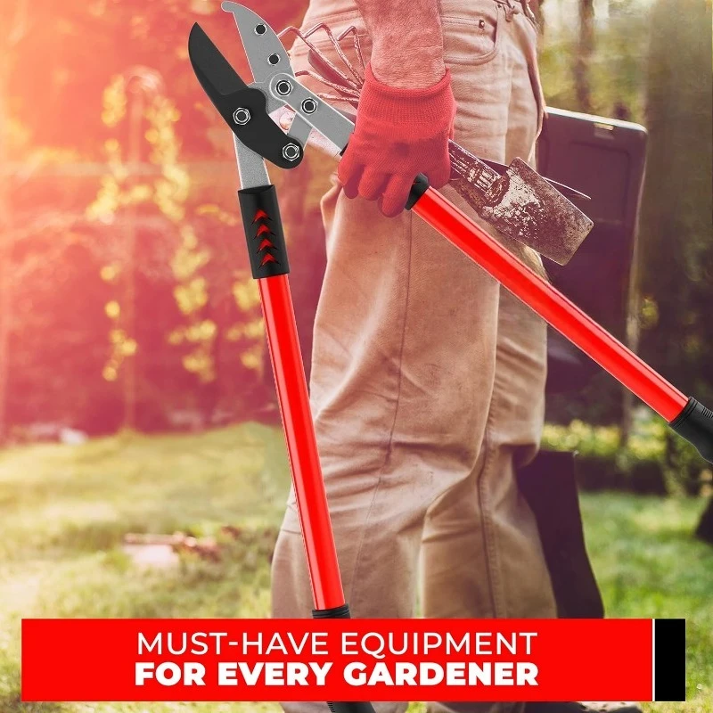 GG12A Ковадная лопатка со складным действием, 30-дюймовый триммер для деревьев, резак для толстых ветвей с ⌀   Вместимость резака 2-дюймовой