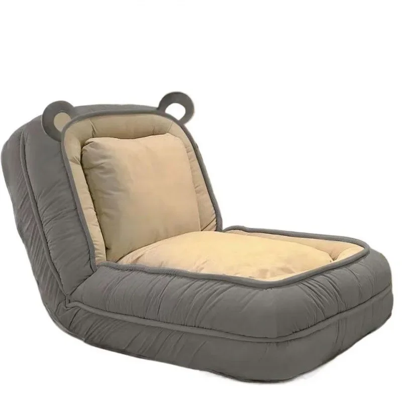 Canapé pliant de chambre à coucher, chambre inclinable simple super douce et énorme