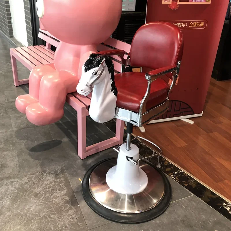 Professional Cutting Barber Chair Folded Down Barber Chair Equipment Shaved Rotated Silla Giratoria Salon Equipment Furniture