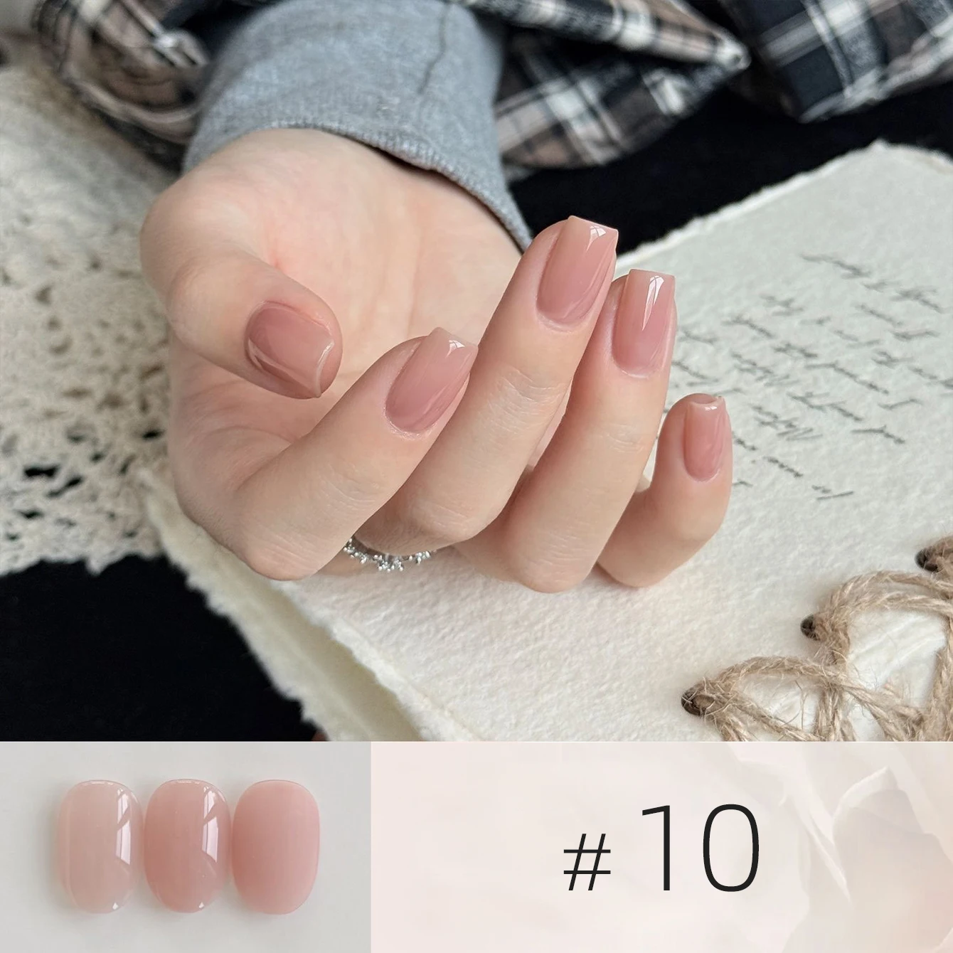 MIANEL 2026 New Nude Ice UV Gel Nail Polish Professional Manicure Gentle Transparent Jelly Color for All-Match Skin-Friendly