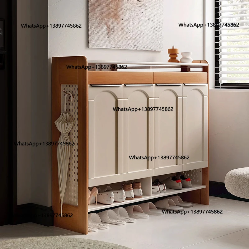 

Peiqi Luxury Nordic Shoe Cabinet Organizer Mobile Wooden Storage Shoe Shelf College Dorm Essentials Designer Zapatero Home Furni