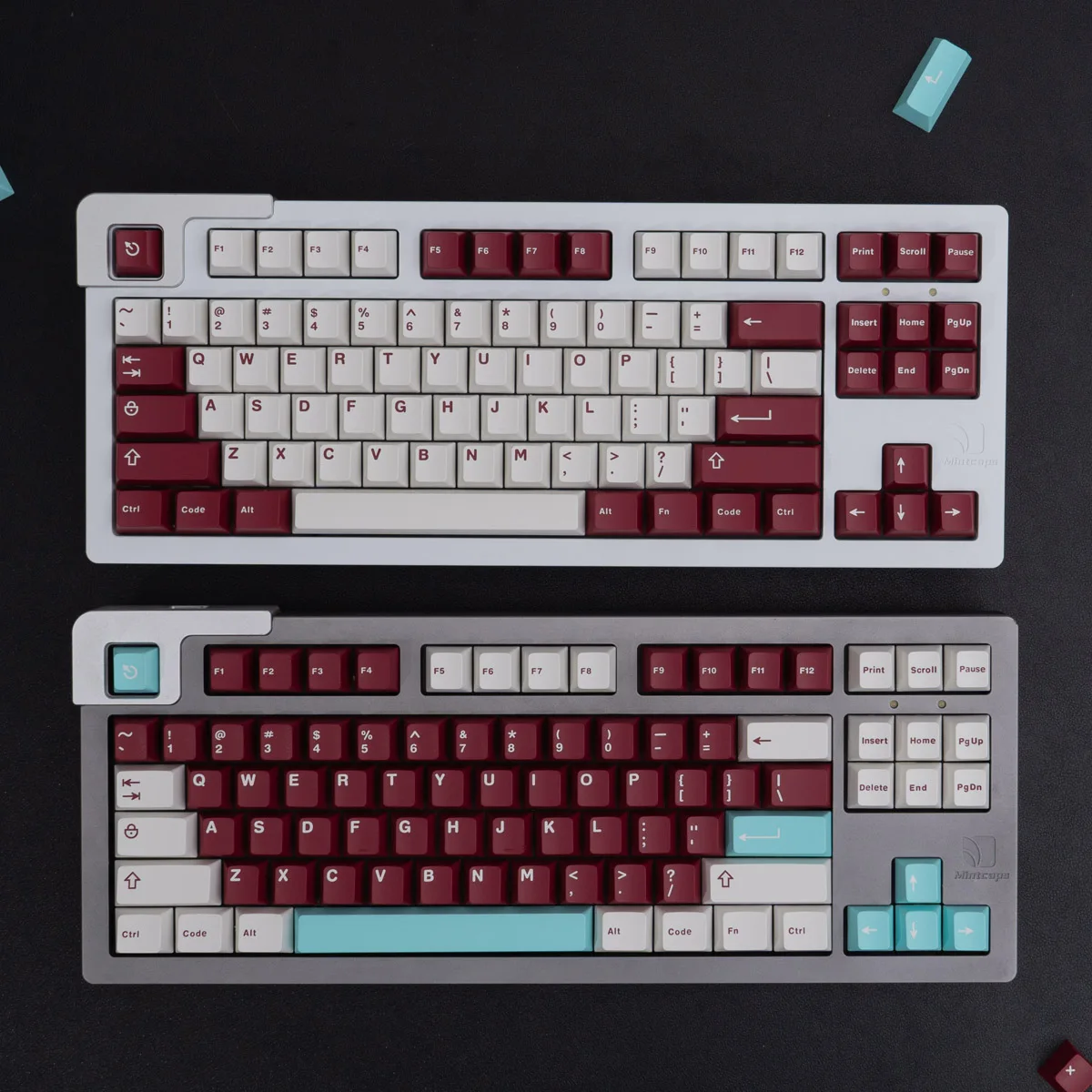 

ABS Two-color 253 key rocking keycaps Cherry Profile for Mechanical Keyboard Cherry MX Switches