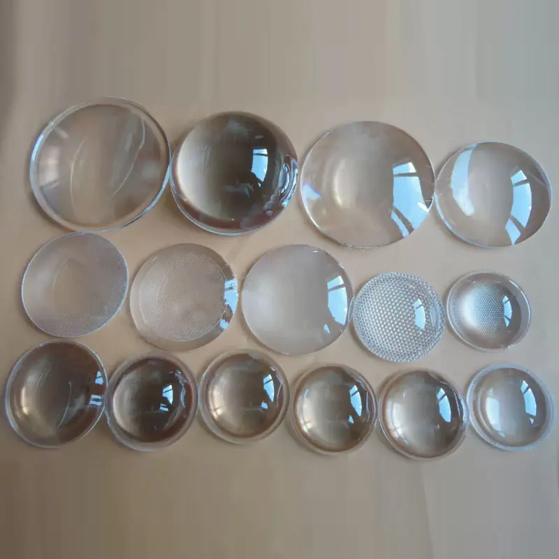 

2PCS 30 32 33 35 36 38 40 43 44 45mm Plano Convex Lens Focal Length 16 21 45 23 55mm Condenser LED Convex Lenses