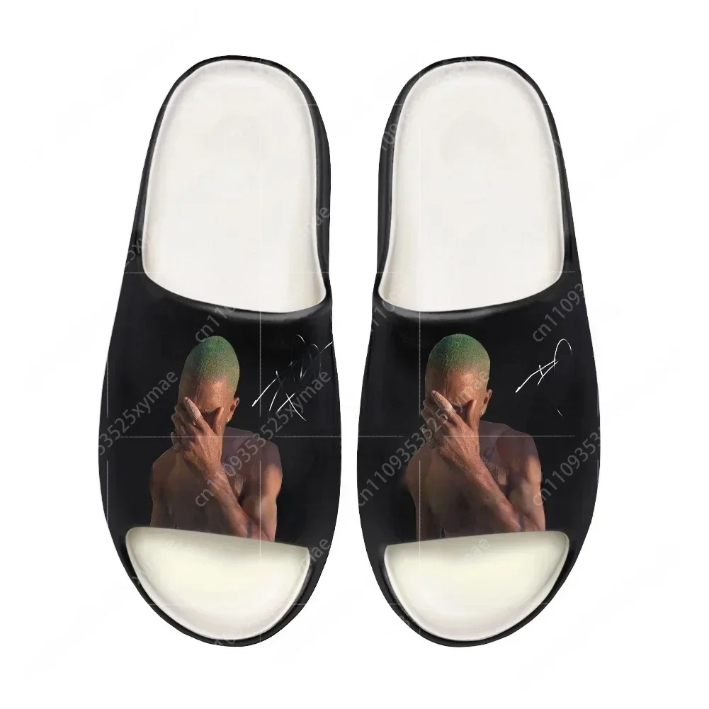 

Frank American Ocean Blond Soft Sole Sllipers Mens Womens Teenager Bathroom Home Clogs Custom Water Shoes on Sandals Shoes