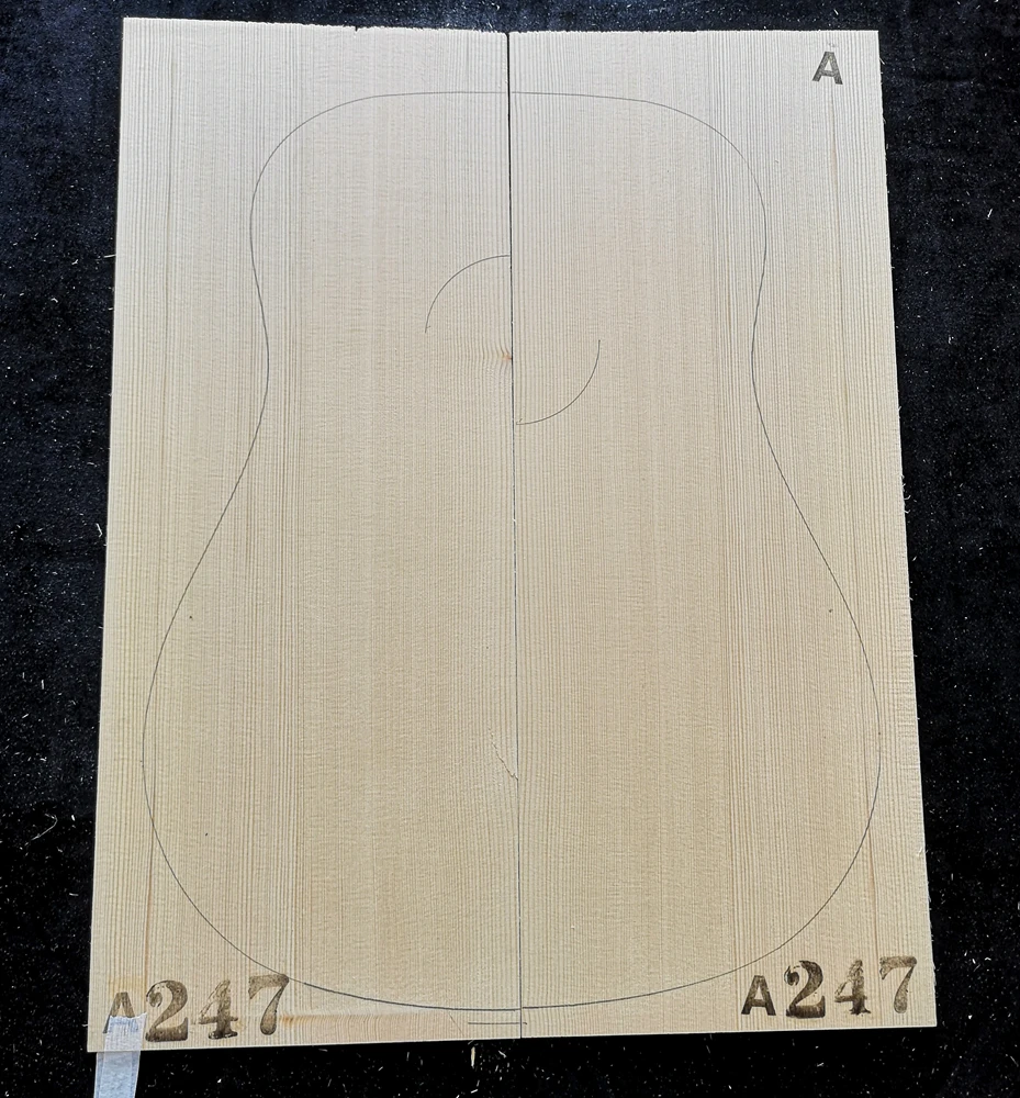 

HUATOOL-A Европейский еловый верх из альпийской белой сосны, однотонный корпус, профессиональный материал для гитары