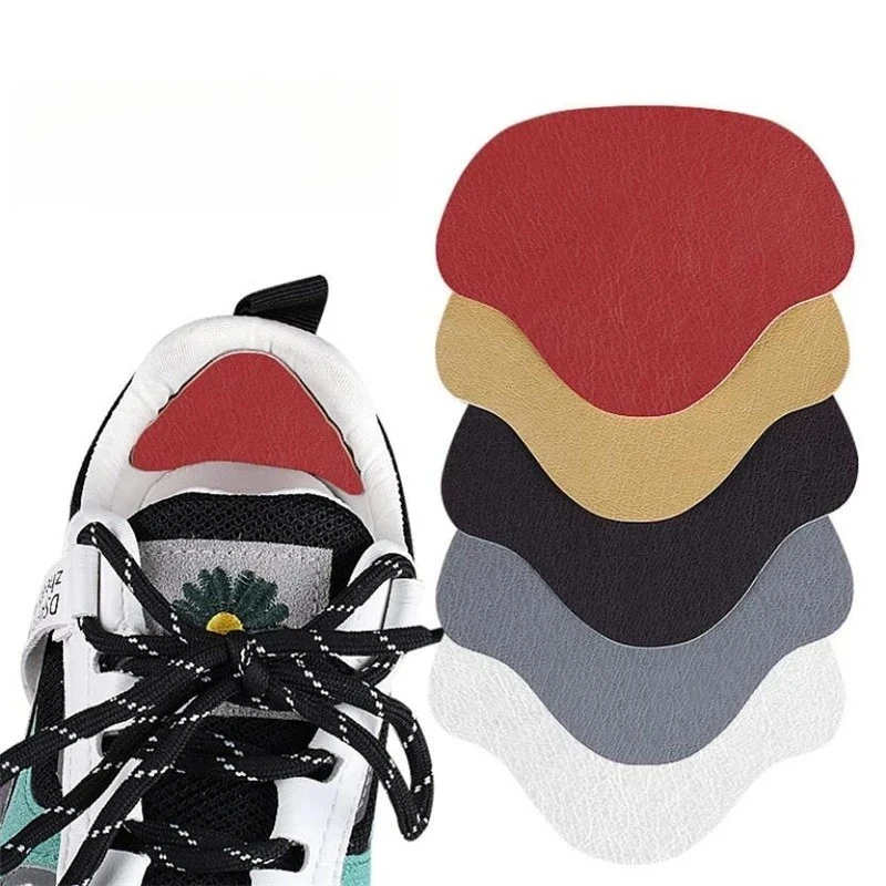 6 Pcs Self Adhesive Heel Wear Repair Patch Leather Shoes Sports Shoes Anti Wear Wear-resistant Inner Anti Slip Patch The Heel