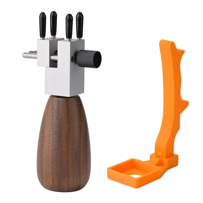AAAN-Handheld Hobby Table-Top Vise,MS193 Wooden Handle Bench Vise,Clamping Fixture For Hand-Painting Miniature Models
