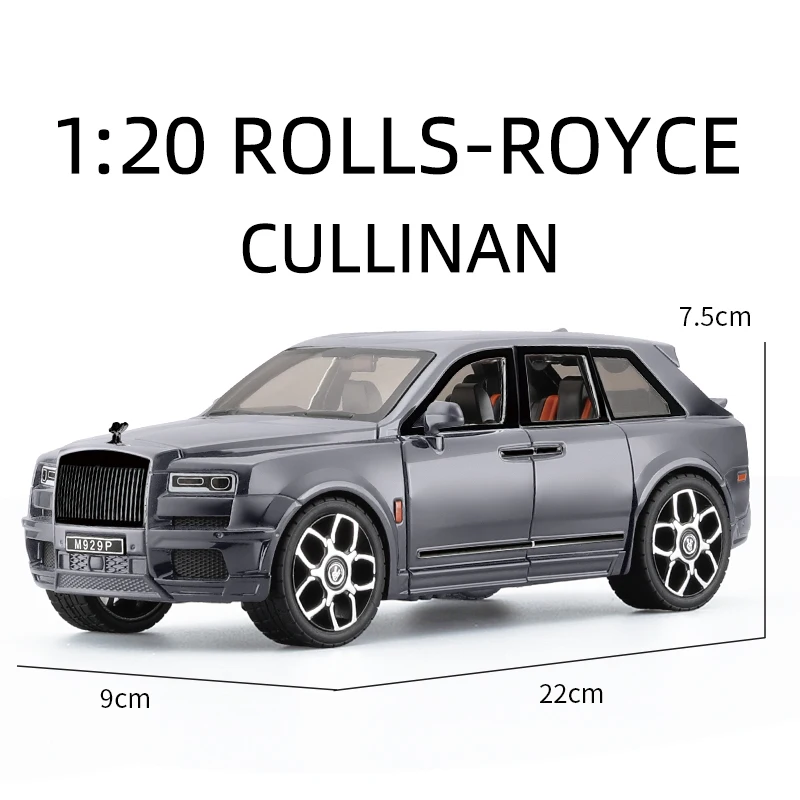 1:20 Rolls Royce Cullinan Mansory Diecast Metal Car