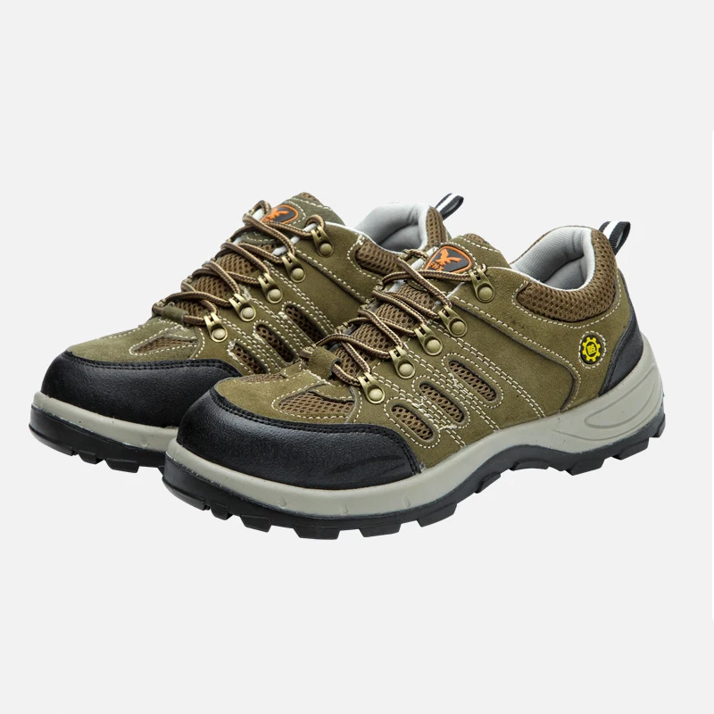 Low Cut Work Shoes Anti Static Shoes for Me Breathable Anti Smashing Anti Puncture Wear-resistant Shoes