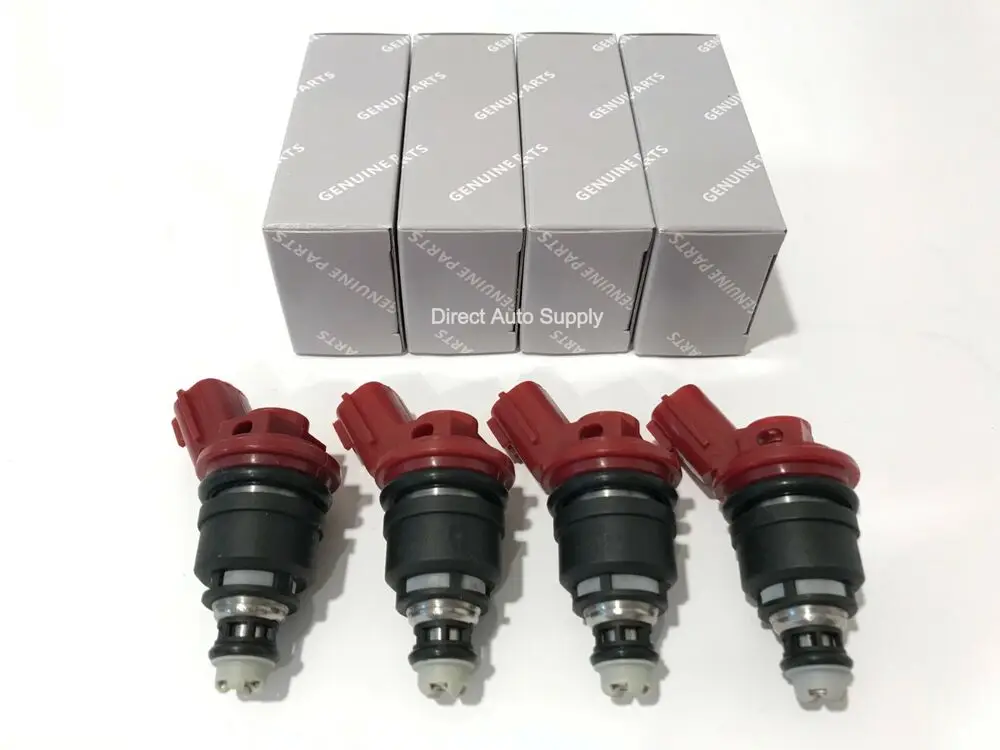 

4 NEW OEM FUEL INJECTORS 16600-96E01 FOR 2.0L 2.4L L4