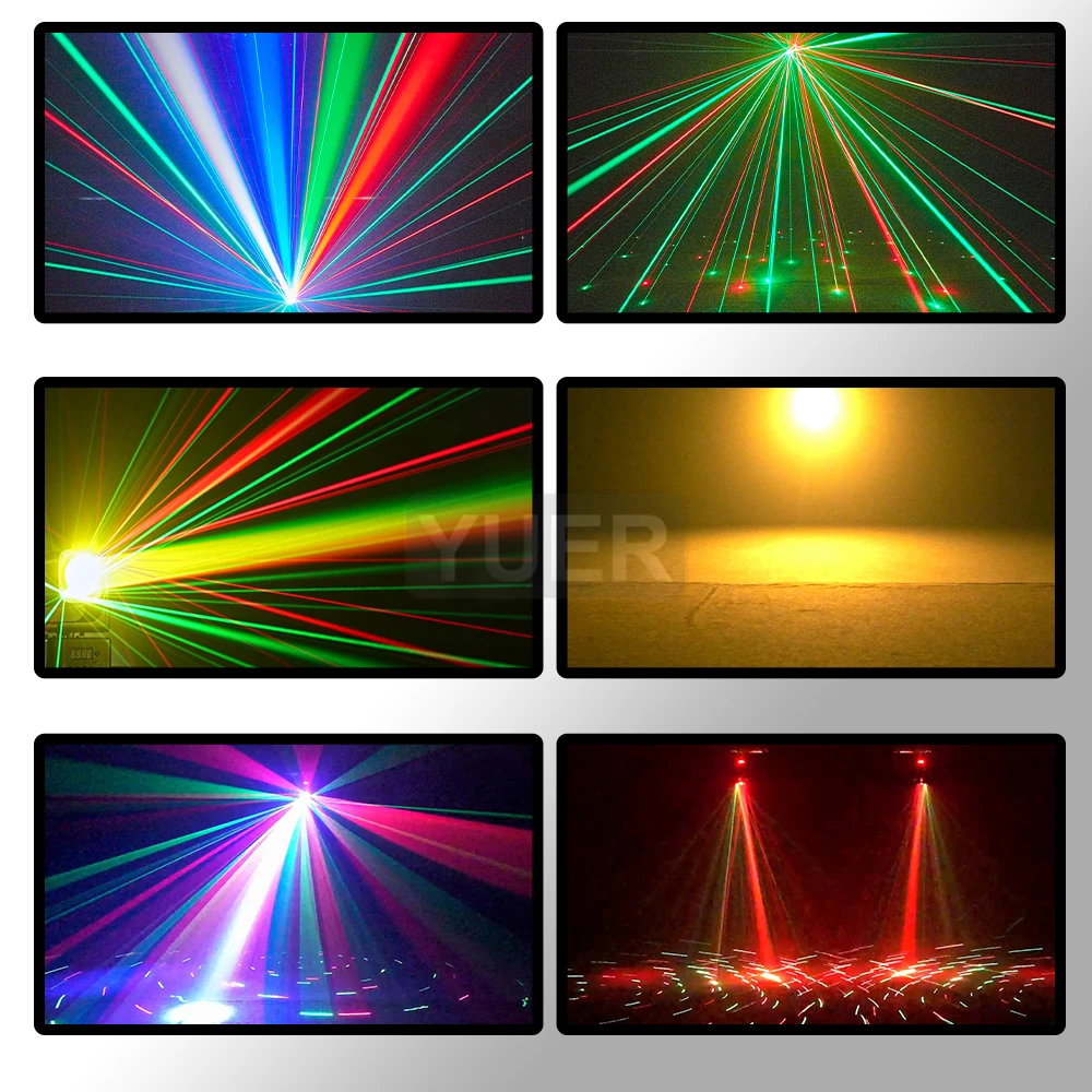 NEW Mold 4X3W Beam Moving Head Lights 4LEDs RGBW With RG Laser Flash DJ Light DMX512 Stage Lights For Disco Wedding Party Show view 6