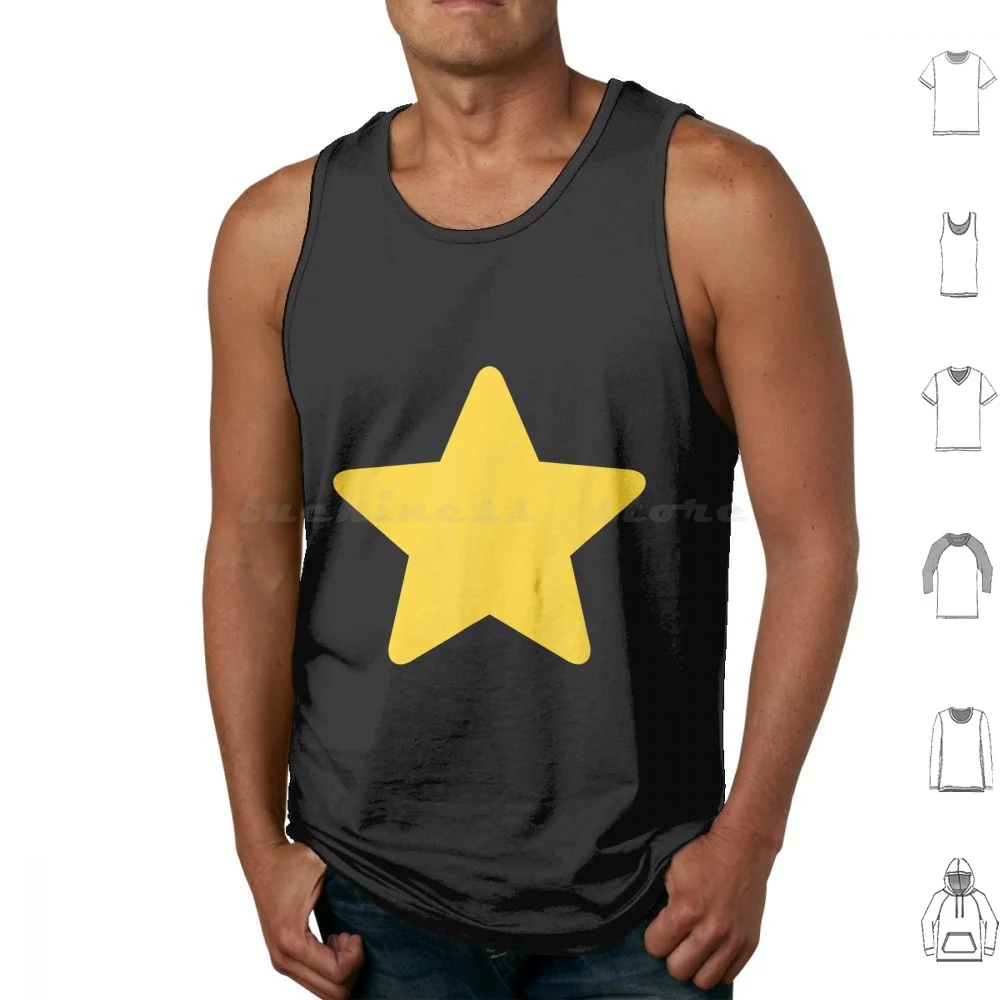 Cn Steven Universe Gregs Star Graphic Tank Tops Print Cotton Cn Steven Universe Gregs Star Graphic