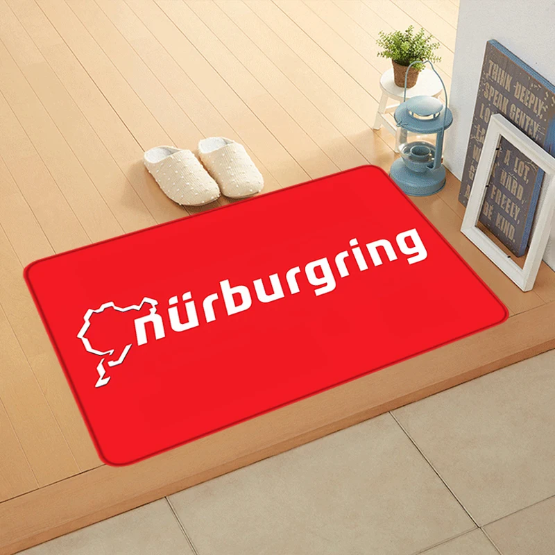 House Entrance Doormat Hallway Carpet Nurburgring Race Track Rug Living Room Rugs Foot Carpets Floor Mats Non-slip Home Decor