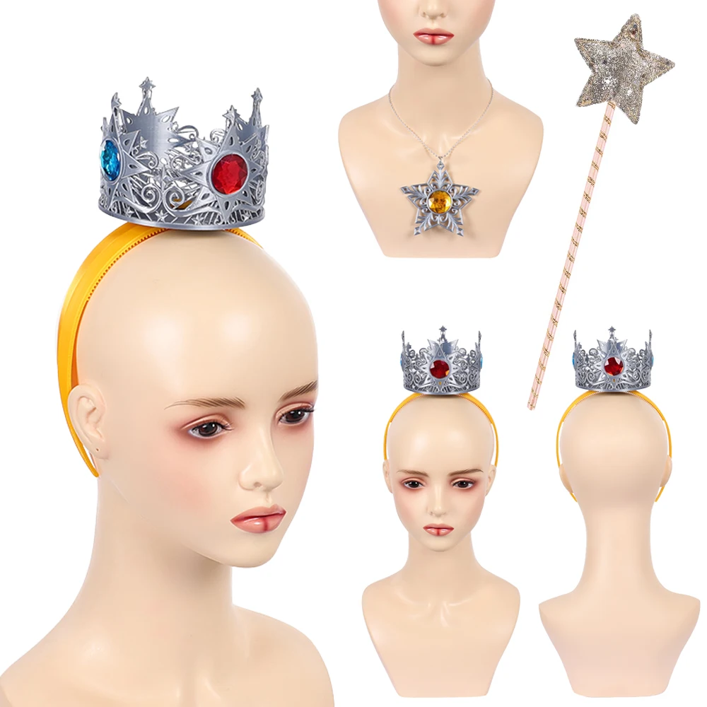 

Fantasia Anime Game Rosalina Cosplay Necklace Crown 2026 Movie Disfraz Costume Accessories Women Halloween Carnival Party Prop