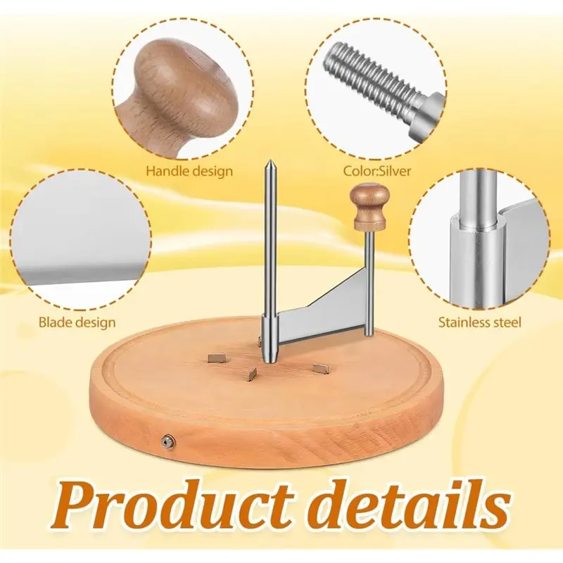GTBL For Home, Cheese Curler Wheel, Stainless Steel Handheld Cheese Cutter Shaver To Create Rose-Shaped Cuts