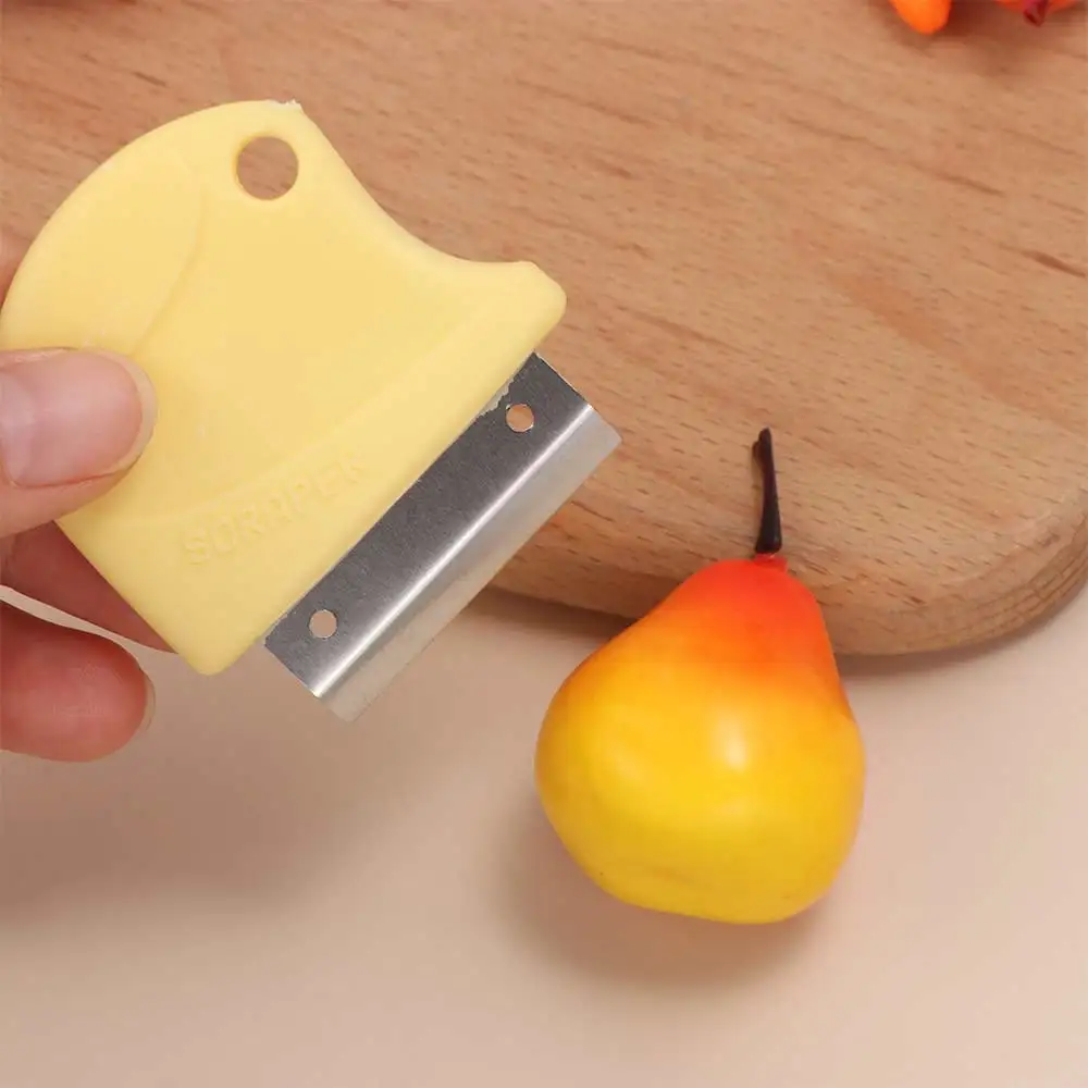 Manual Garlic Peeler Anti-slip Curved Hand Protection Potato Peeler Ergonomics Light Weight Vegetables Stem Removal Tool Carrots