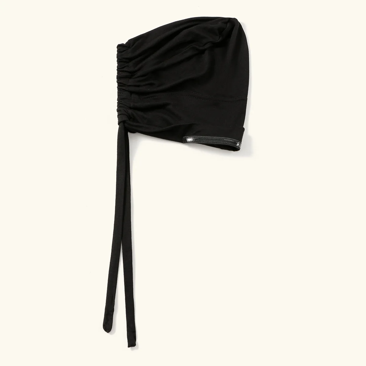 Lindo sombrero con lazo de cinta para niña dulce, versión coreana, versátil para todas las ocasiones, sombrero azul marino plano en forma de letra, pañuelo para la cabeza