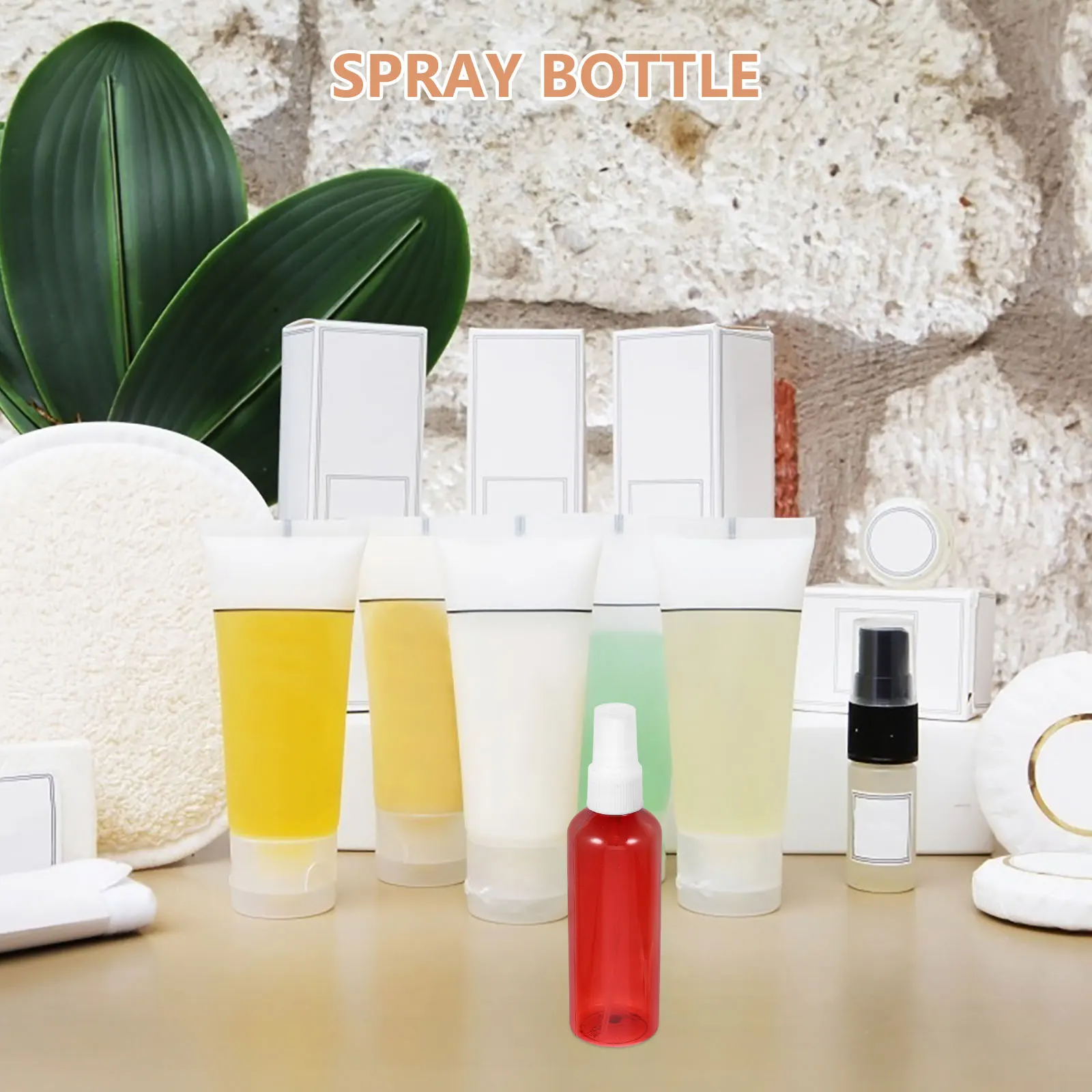 

10 Pcs Brown Spray Bottle Amber Plastic Perfume Fine Mister Bottles Misting Miniature Travel