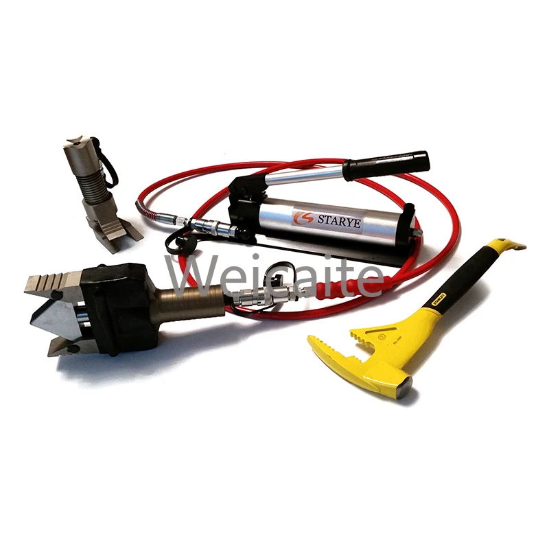 Abridor de puerta hidráulico con herramienta de entrada forzada de rescate