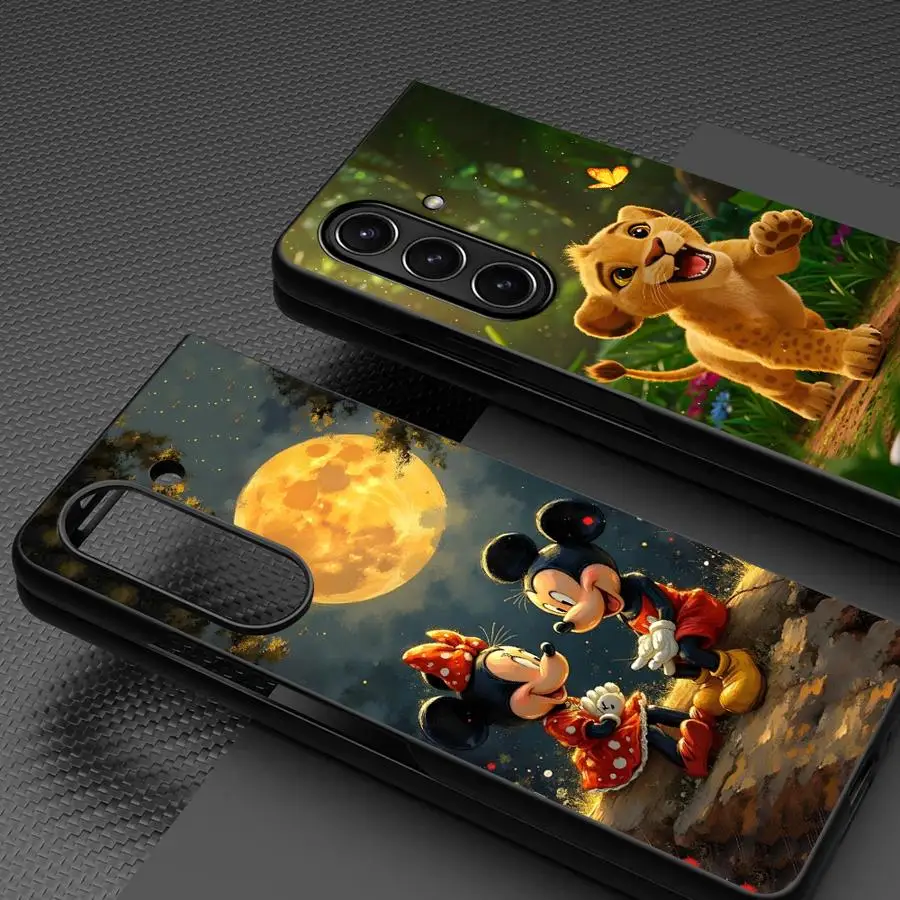 

Чехол Disney с Микки и Минни для Samsung Galaxy ZFold6 ZFold7 ZFold5 ZFold4 Z Fold 7 6 5 4 3 ZFold3 Жесткий чехол для телефона