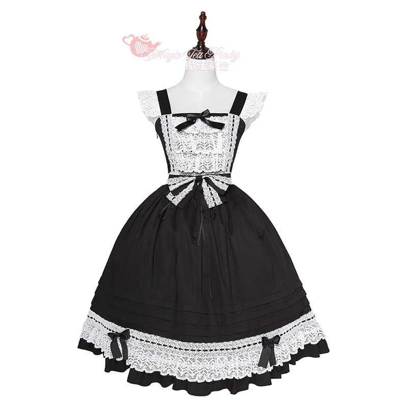 Peiqi-Robe Lolita Originale et Mignonne, Tenue Classique JSK, Courte de Soirée par Magic Tea Party