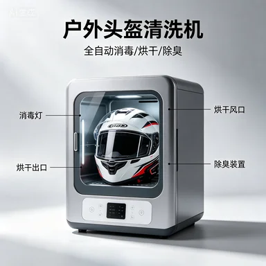 

Outdoor helmet cleaning machine nfection automatic motorcycle helmet machine dry deodorant