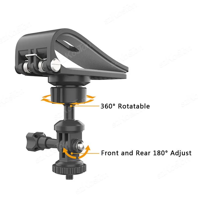 Uniwersalny uchwyt na osłonę przeciwsłoneczną samochodową z szybkozłączką do GoPro Hero 13 12 11 10 9 8 DJI Osmo Action 6 5 Pro Insta 360 X5 X4 — zdjęcie produktu 6