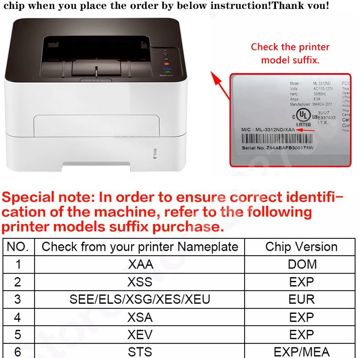 サムスンproxpress sl sl M3320 M3320ND M3320DN M3370 M3370DN M3370FD M3370FW M3820 M3820D M3820ND M3820DW M3820FW 3320 3820
