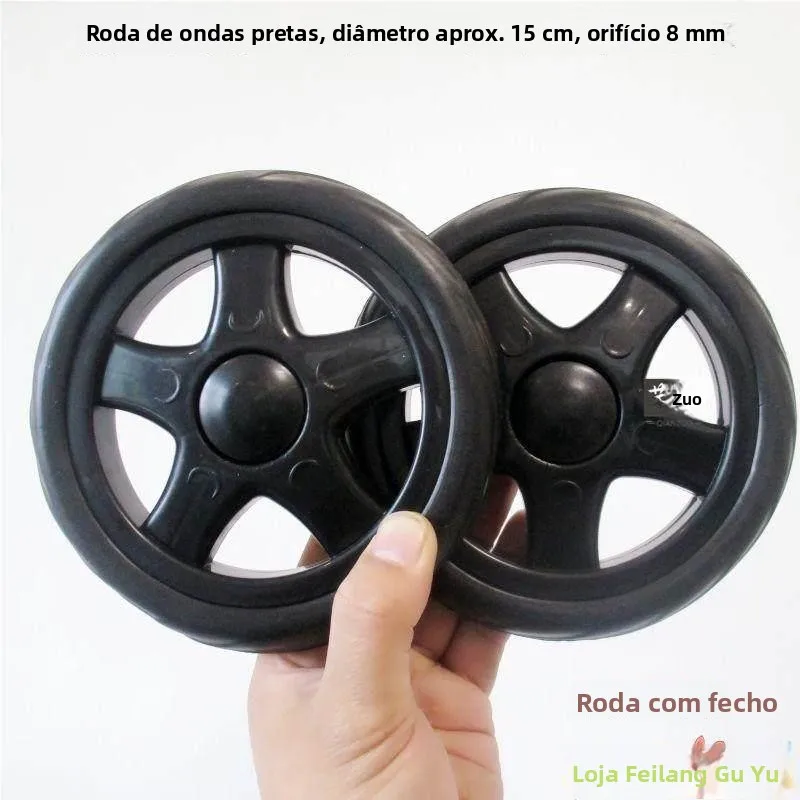 Rodas Silenciosas para Carrinho de Compras, Rodízios de Aço Inoxidável para Carrinho Miniatura de Mão, Acessórios para Rack d...