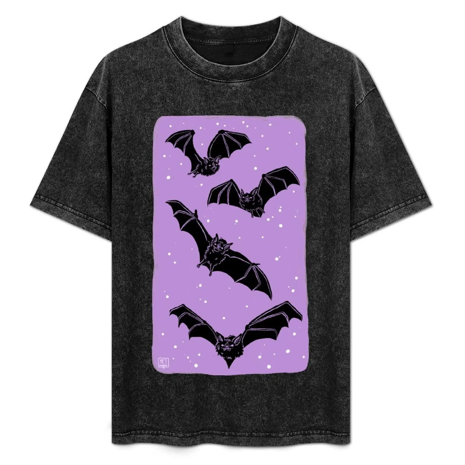 

Batty in Violet T-Shirt Luxury man gifts for boyfriend Funny t-shirt Blouse oversized t shirts for men