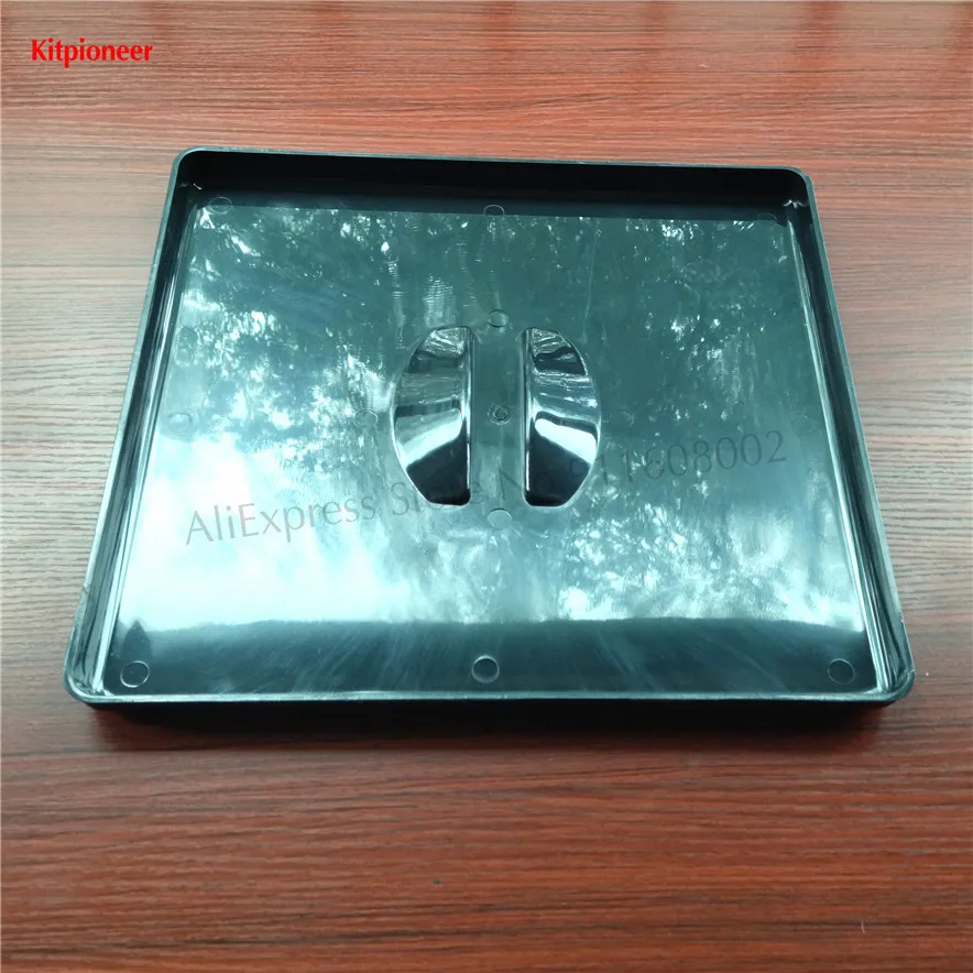 آلة الآيس كريم غطاء مربع علوي ملحق قطع غيار غطاء بلاستيكي مناسب لون أسود مقاس 37.2*34.2 سنتيمتر